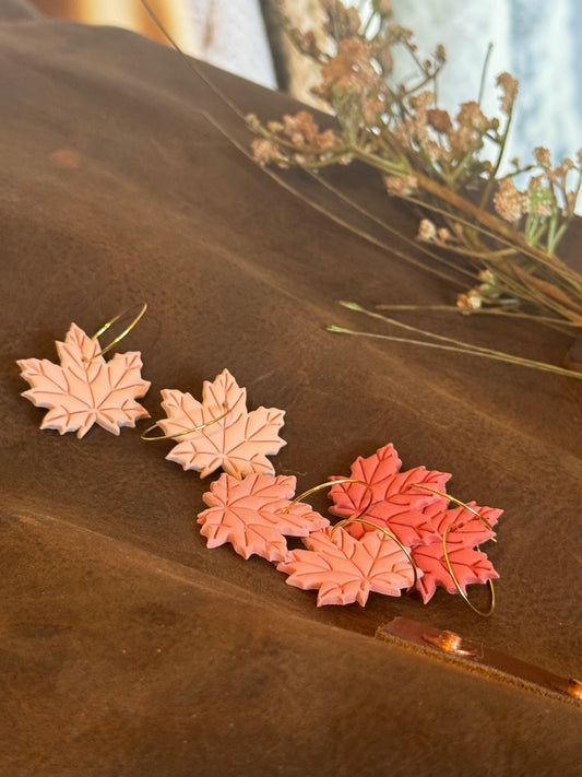 Maple Leaf Dangle earrings